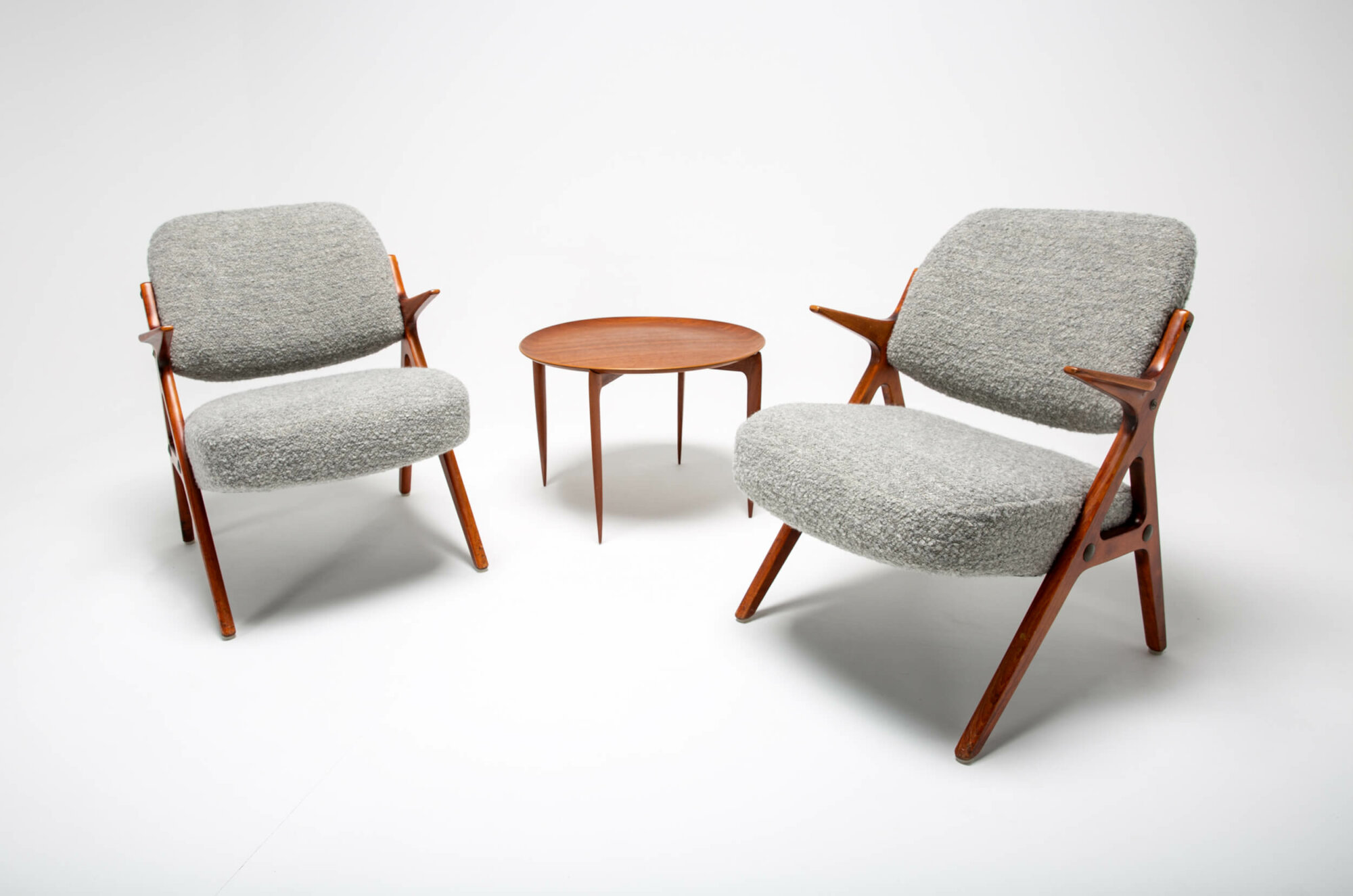 Nya Flugan Armchairs attributed to Bröderna Andersson, Set of 2
