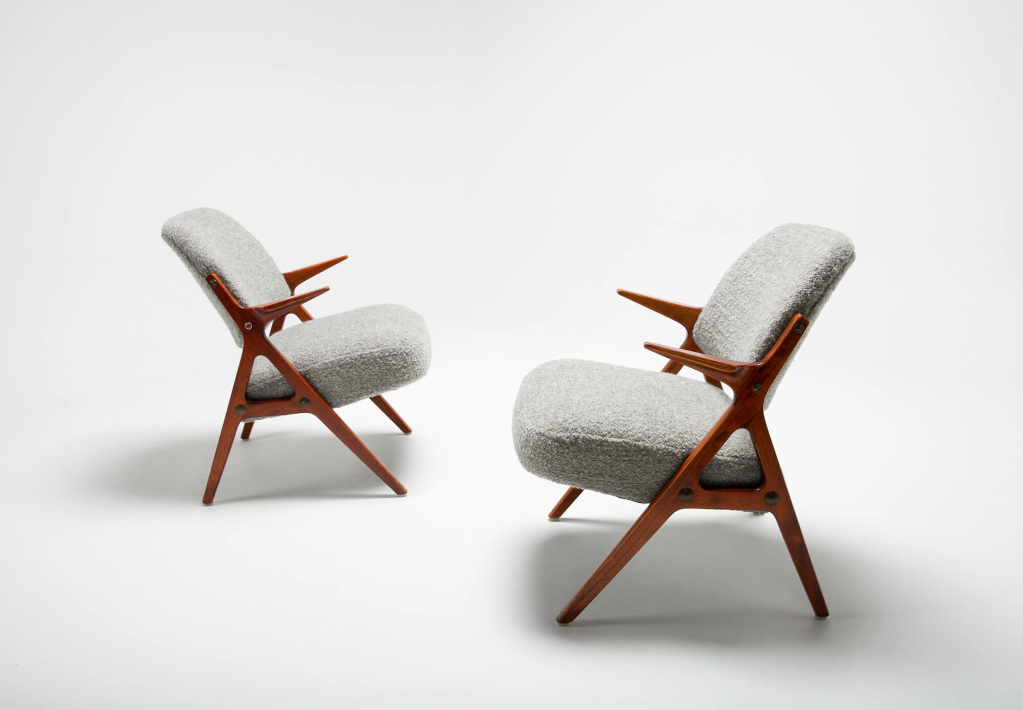 Nya Flugan Armchairs attributed to Bröderna Andersson, Set of 2