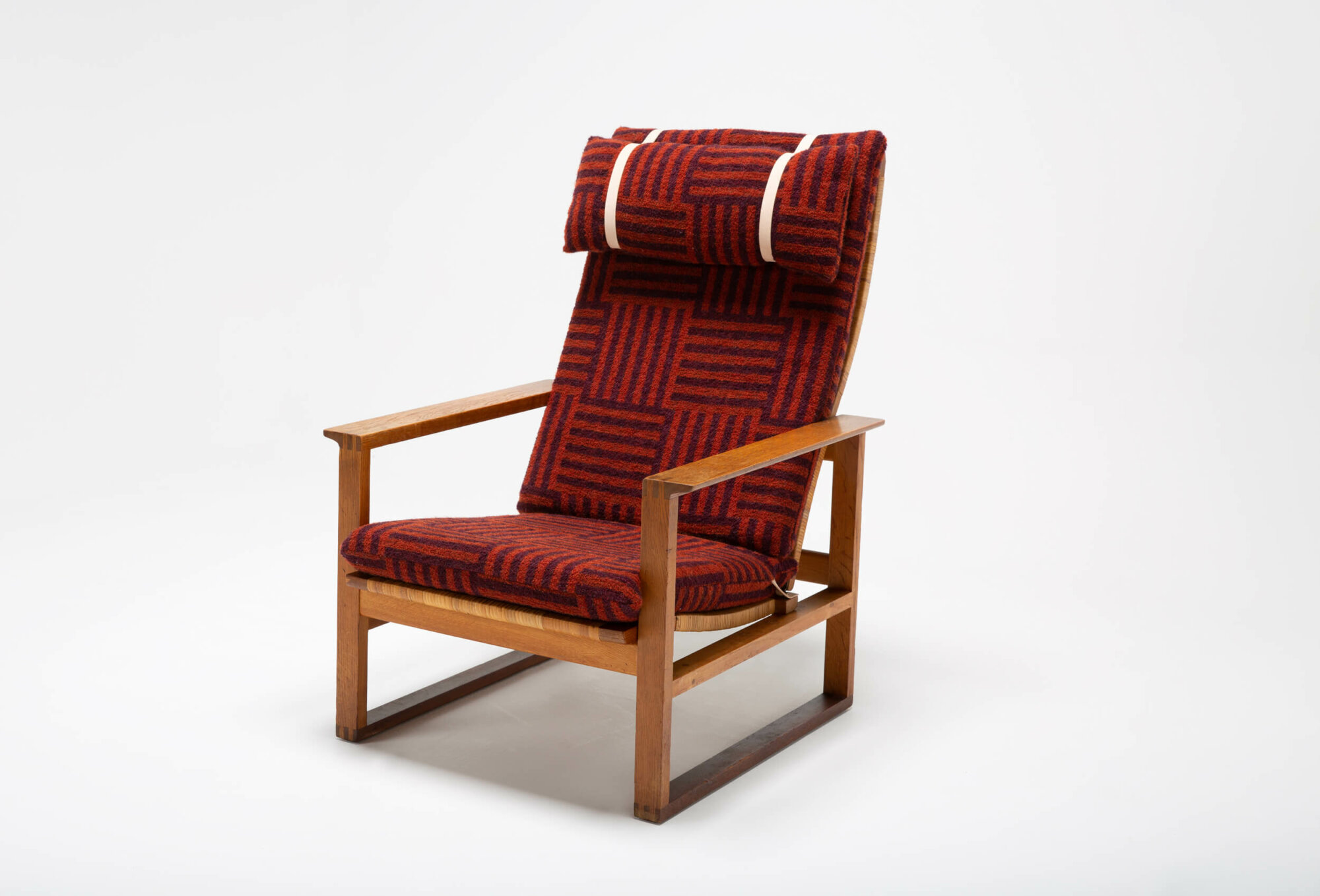 "The Runner Chair" and footstool by Børge Mogensen Frederica Stolefabrik