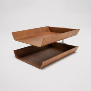 Florence-Knoll-Desk-Letter-Tray-walnut-square