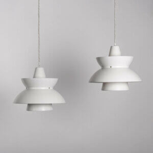 Doo-wop pendant light by Louis Poulsen, Set of 2