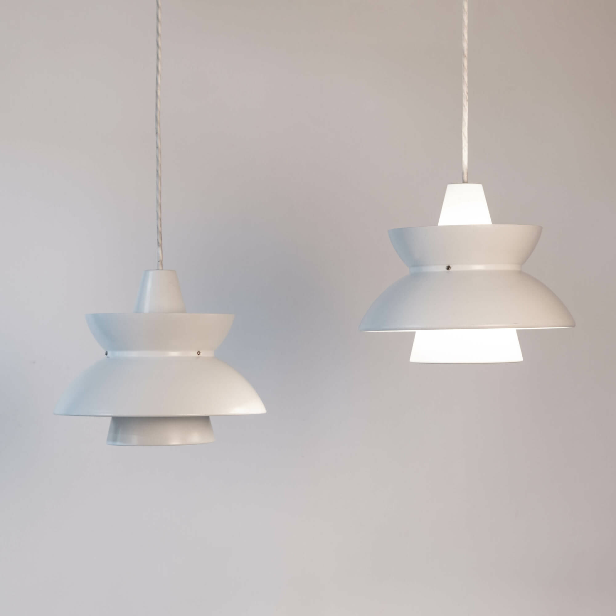 Doo-wop pendant light by Louis Poulsen, Set of 2
