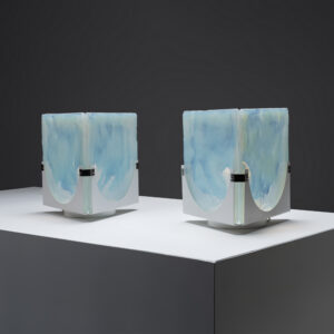 Murano Glass Table Lamp, set of 2