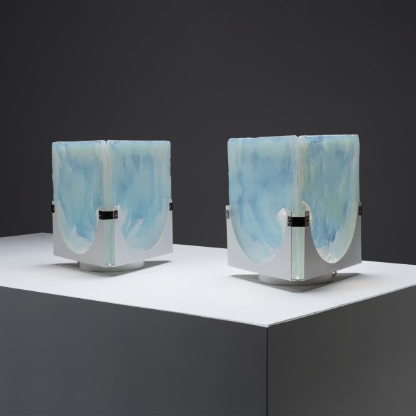 Murano Glass Table Lamp, set of 2