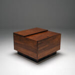 ‘Party Corner’ veneered jacaranda bar cabinet