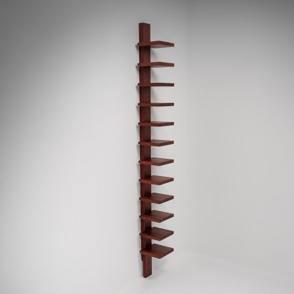 Pilaster wall shelf
