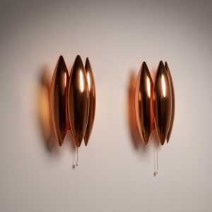 ‘Kastor’ wall lamp, set of 2