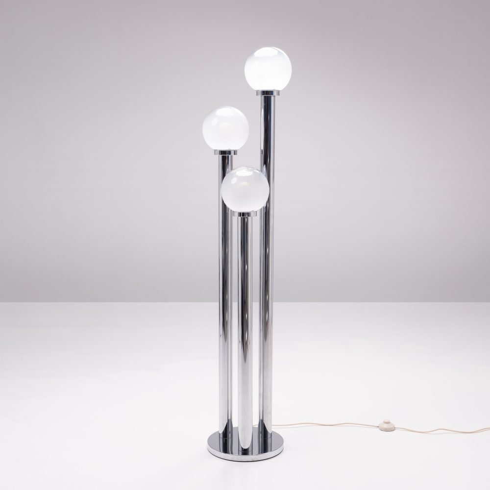 Italian Murano Glass Floor Lamp