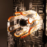 Brutalist Sculptural Floor Lamp