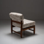 Teak wood Slipper Chair