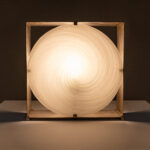 ‘Spiral’ model LT217 Table lamp