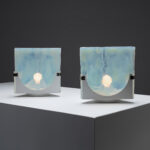 Murano Glass Table Lamp, set of 2