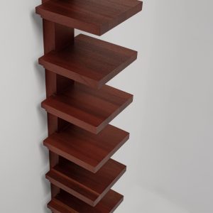 Pilaster wall shelf