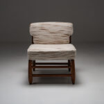 Teak wood Slipper Chair