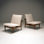 Model FD 137/1 ‘Japan’ lounge chair, set of 2
