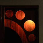 ‘Party Corner’ veneered jacaranda bar cabinet