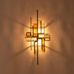 Glass Wall lamp, Set of 2