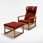 ‘The Runner Chair’ and footstool