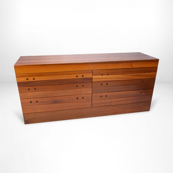 Canaletto walnut veneered chest