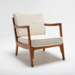 Oak Easy Armchair, Set of 2