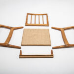 Oak Easy Armchair, Set of 2