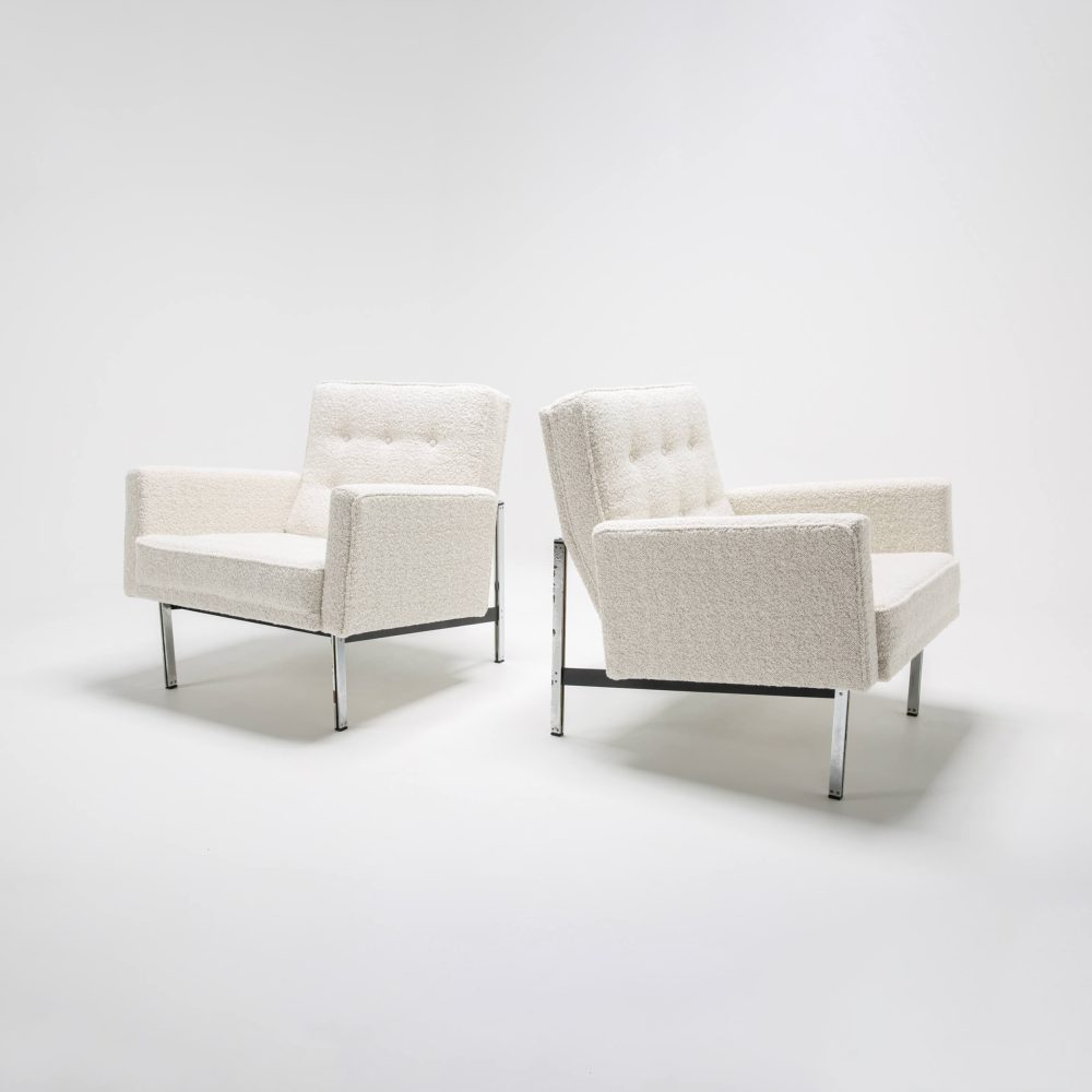 Model 55 Parallel Bar Armchair, Set of 2