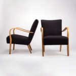 Model 3 Swedish easy chair, Set of 2