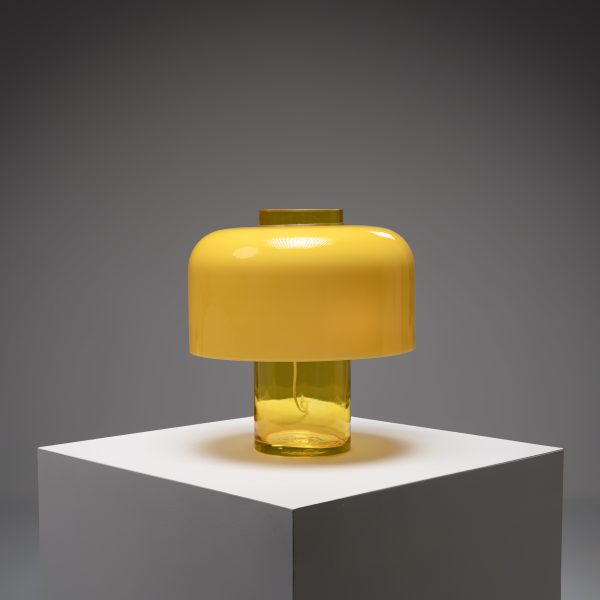 ‘Mushroom’ Model LT226 Yellow Table Lamp
