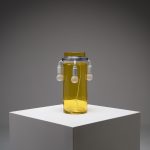 ‘Mushroom’ Model LT226 Yellow Table Lamp