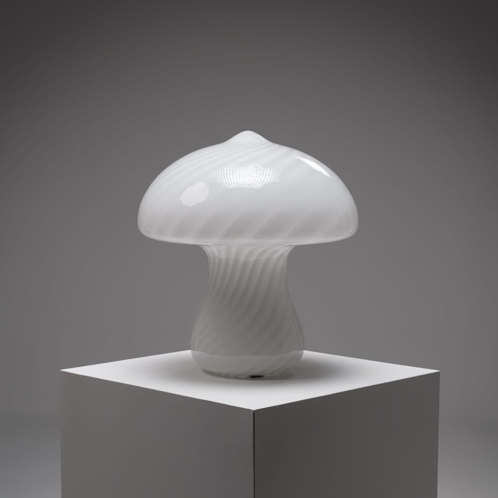 ‘Mushroom’ Murano Glass Table Lamp