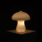 ‘Mushroom’ Murano Glass Table Lamp