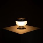 Murano Glass and Metal Table Lamp