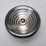 Murano Glass and Metal Table Lamp