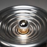 Murano Glass and Metal Table Lamp