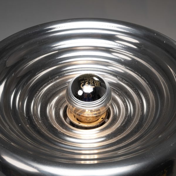 Murano Glass and Metal Table Lamp