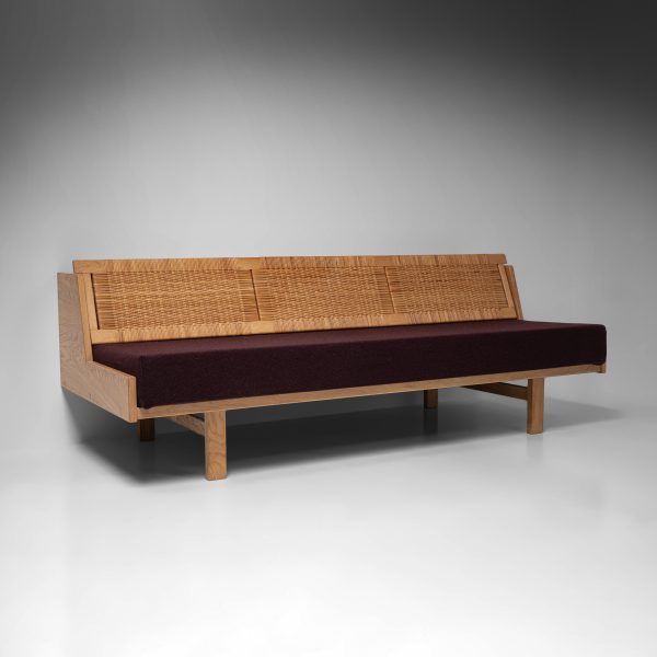 Model GE258 Oak and Cane Sofa Bed