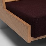 Model GE258 Oak and Cane Sofa Bed