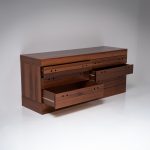 Canaletto walnut veneered chest