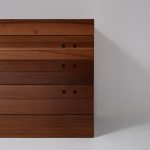 Canaletto walnut veneered chest