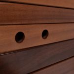 Canaletto walnut veneered chest