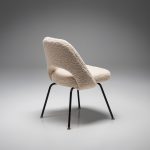 Model 72 Dining Chair in Beige Bouclé