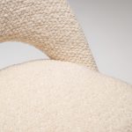 Model 72 Dining Chair in Beige Bouclé