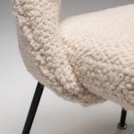 Model 72 Dining Chair in Beige Bouclé
