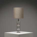 Sculptural Space Age Glass Table Lamp