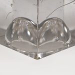 Sculptural Space Age Glass Table Lamp
