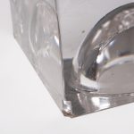 Sculptural Space Age Glass Table Lamp