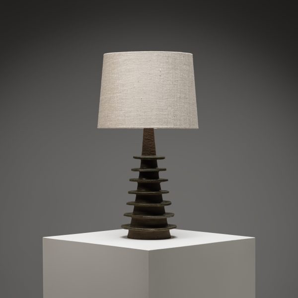 Sculptural Ceramic Table Lamp