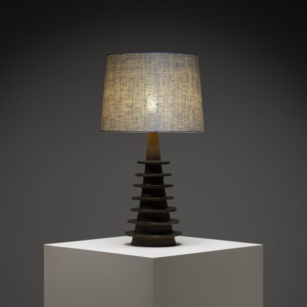 Sculptural Ceramic Table Lamp