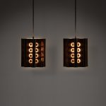 Star-shaped Copper Pendants, Set of 2