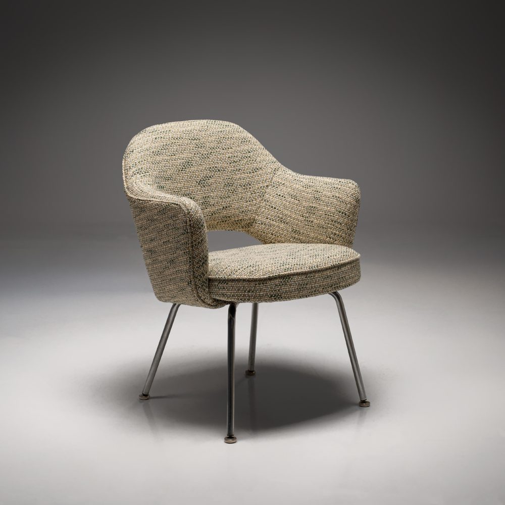 Model 71 Dining Chair in Green-Yellow